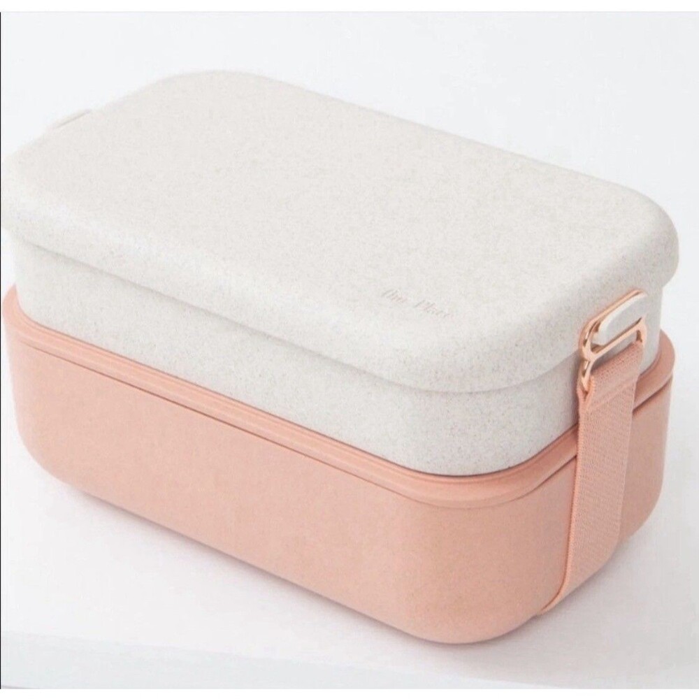 Our Place The Lunch Box Bento Box with Chopsticks, Fork, Knife, Spoon NIB